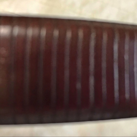 Talbots brown Italian leather belt size L - Picture 5 of 6